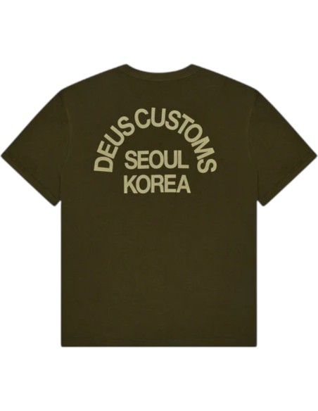 Deus Ex Machina - T-Shirt kaki imprimé