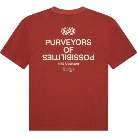 Deus Ex Machina - T-Shirt terracotta imprimé 2