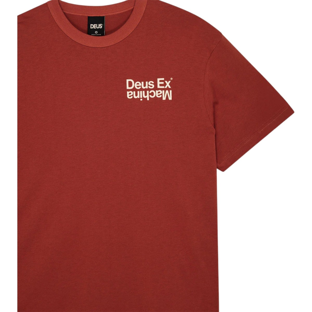 Deus Ex Machina - T-Shirt terracotta imprimé