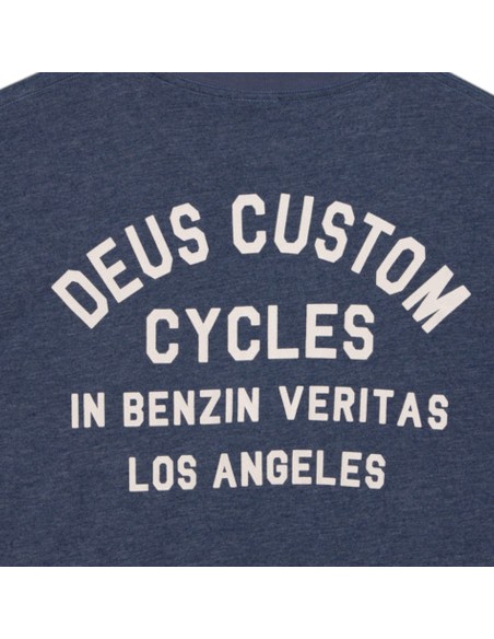 Deus Ex Machina - T-Shirt bleu imprimé