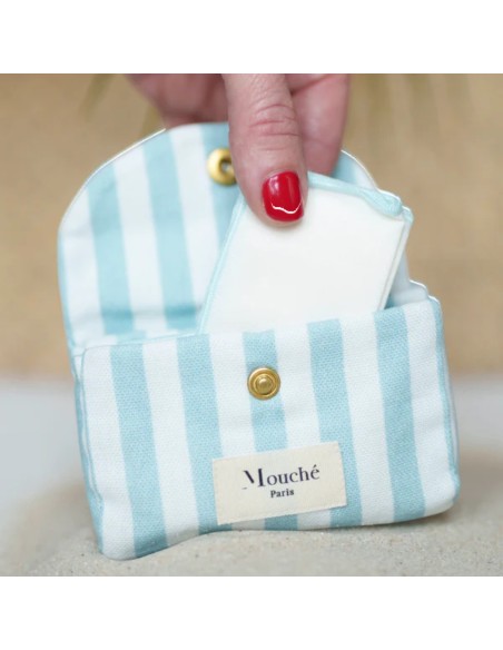 Mouché Paris| Pochette 6 mouchoirs à rayures