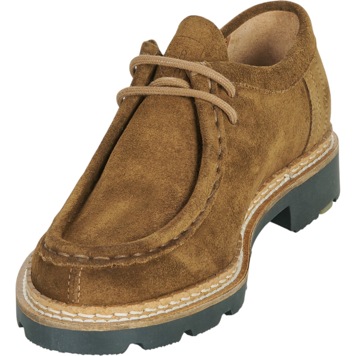 Christian Pellet | Derbies croute velours marron