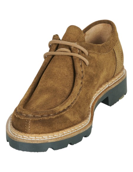 Christian Pellet | Derbies croute velours marron