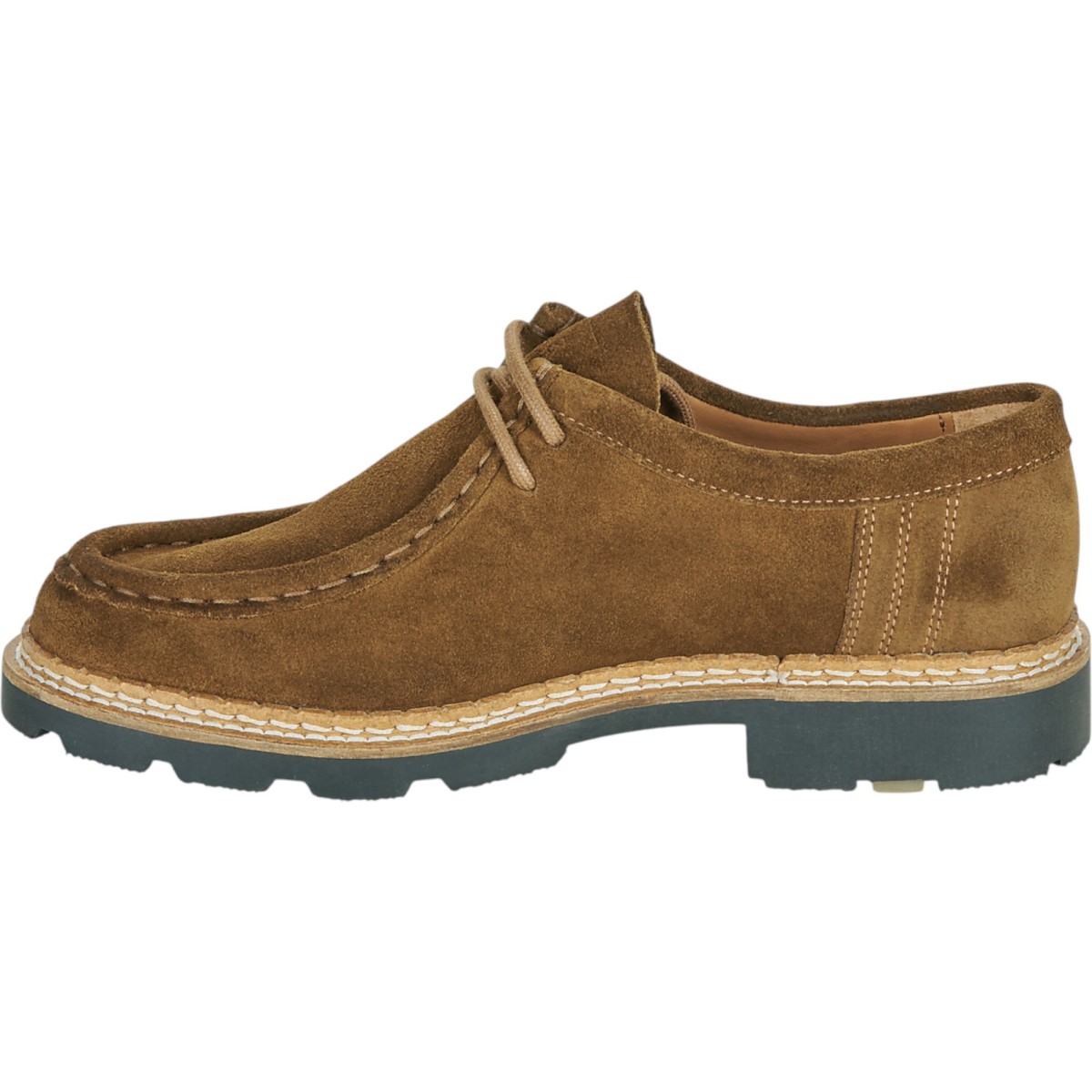 Christian Pellet | Derbies croute velours marron