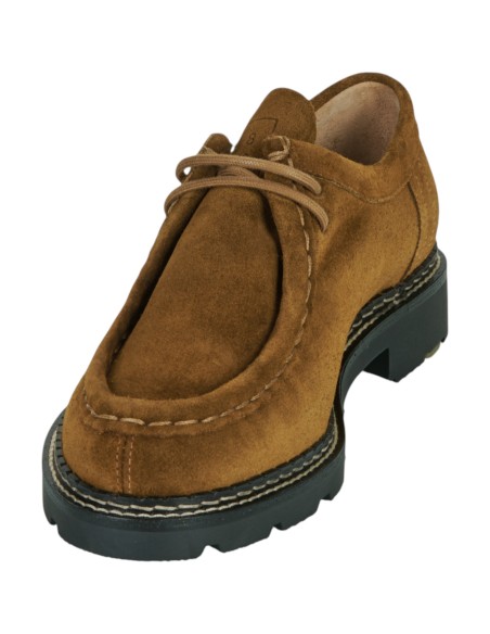 Christian Pellet | Derbies croute velours marron
