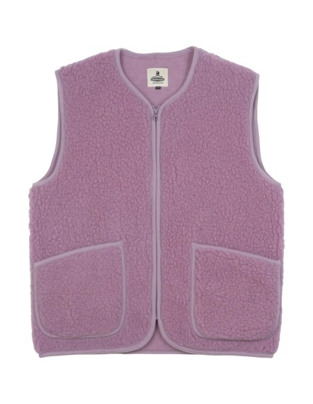 COLDBREAKER | Gilet en laine sans manches lilas