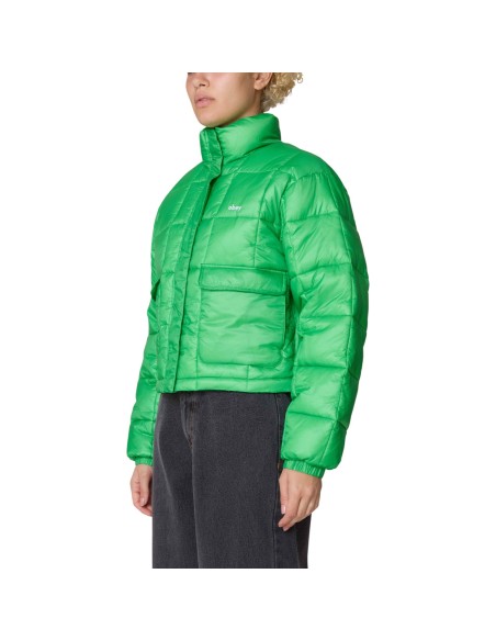 OBEY - Doudoune vert femme