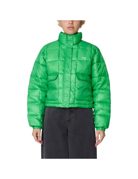 OBEY - Doudoune vert femme