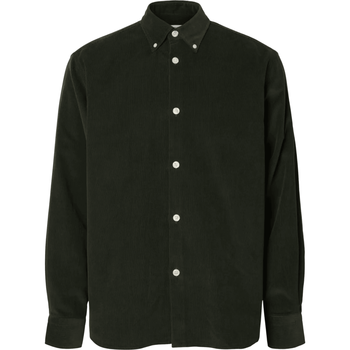 Selected homme | Chemise velours vert homme