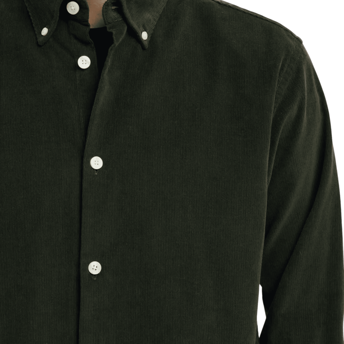 Selected homme | Chemise velours vert homme