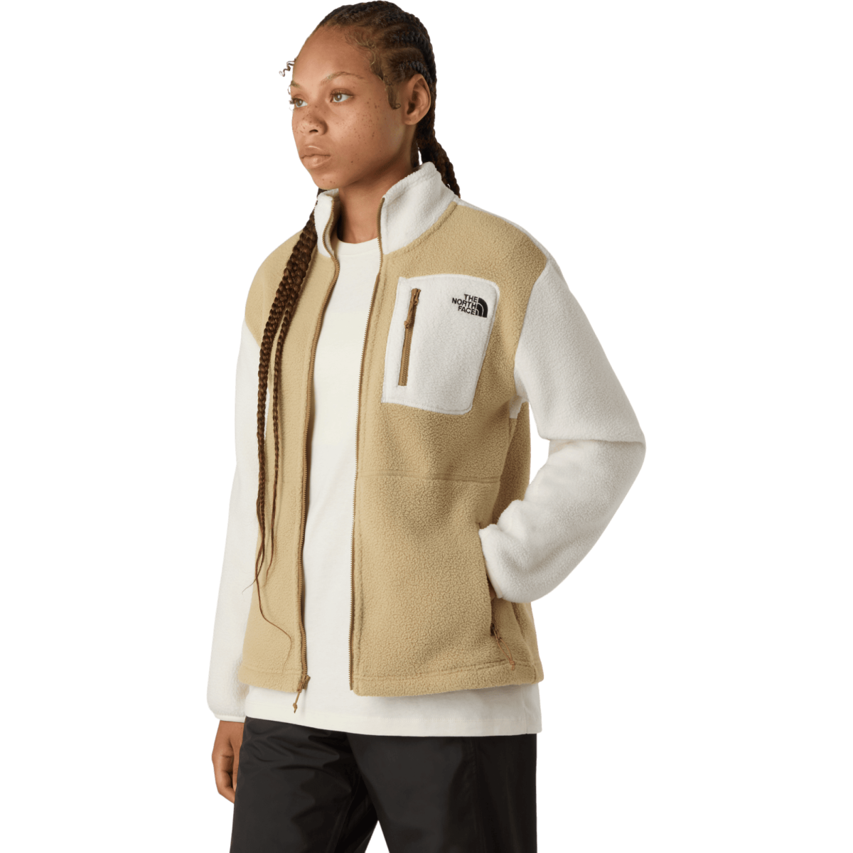 THE NORTH FACE | Veste polaire beige blanc femme