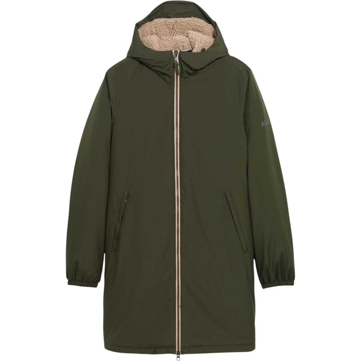 Aigle - Parka rainpack mixte kaki