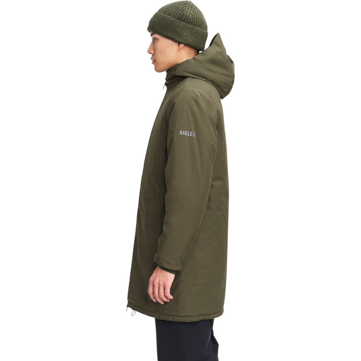 Aigle - Parka rainpack mixte kaki
