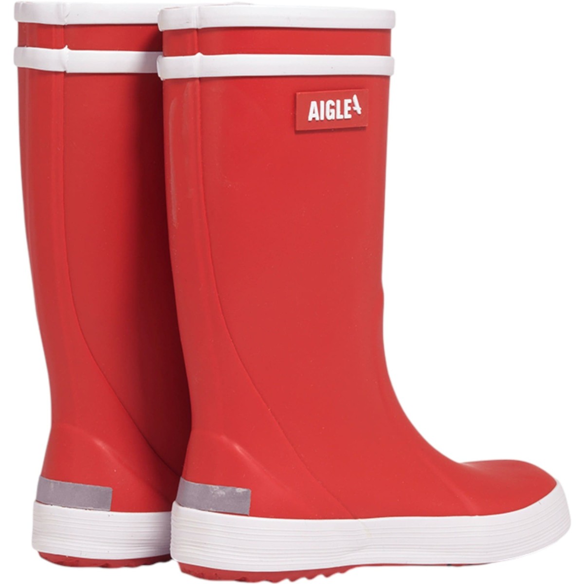 Aigle - Bottes pour enfant fourrée rouge