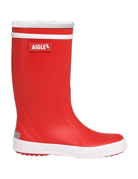 Aigle - Bottes pour enfant fourrée rouge