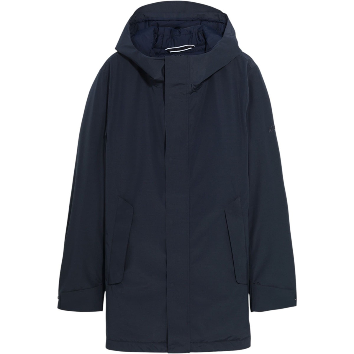 Aigle - Parka mi-longue bleu marine homme