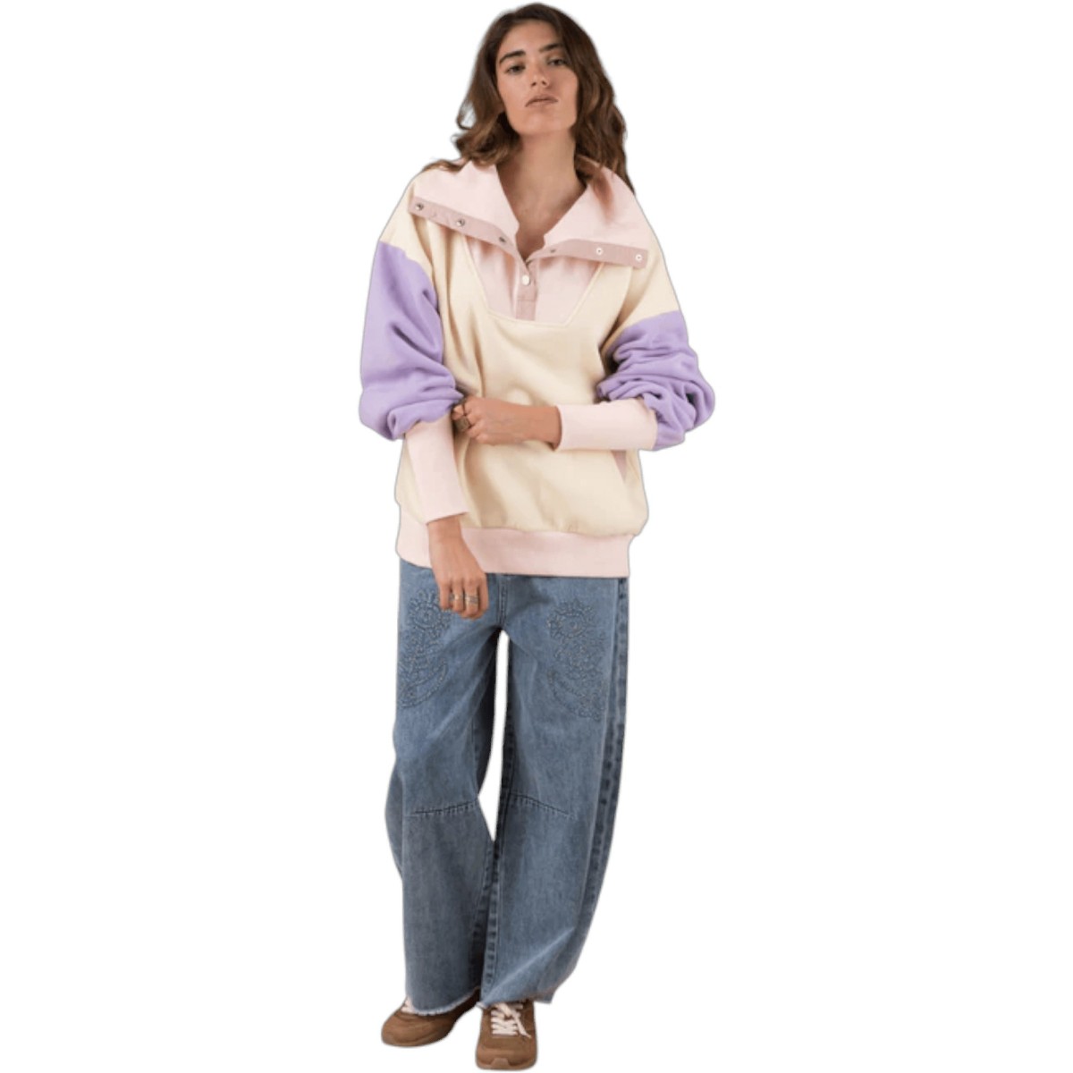 Adoré - Sweat violet femme