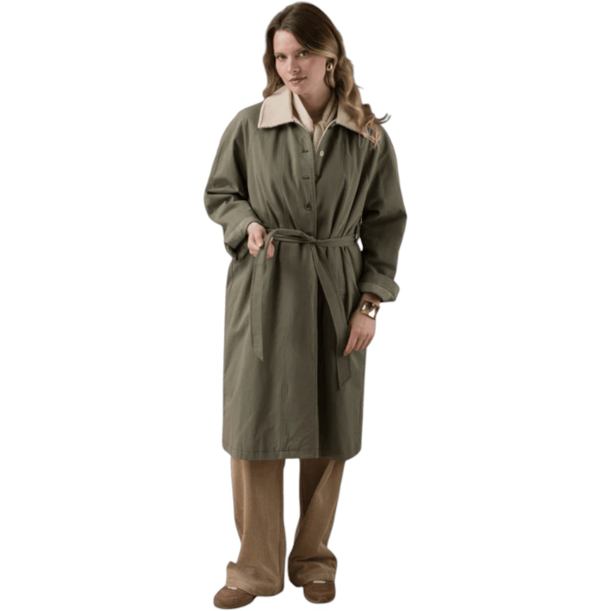 Adoré - Manteau long kaki