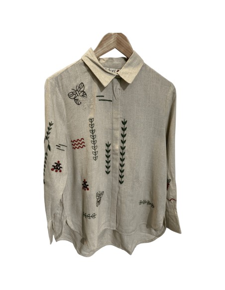 Adoré - Chemise avec motifs brodés