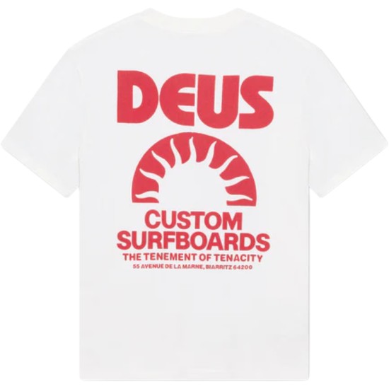 Deus Ex Machina - T-Shirt blanc imprimé rose 2