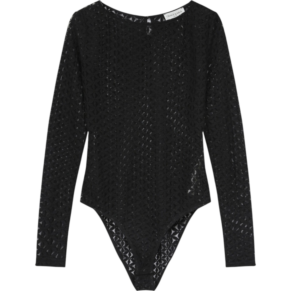 Grace et Mila | Body dentelle noir