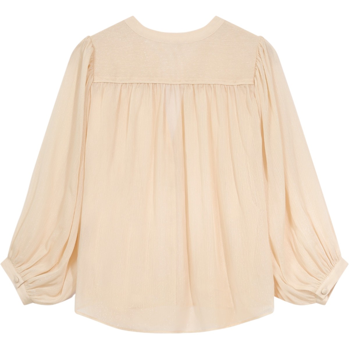 Grace et Mila | Blouse à paillette écru