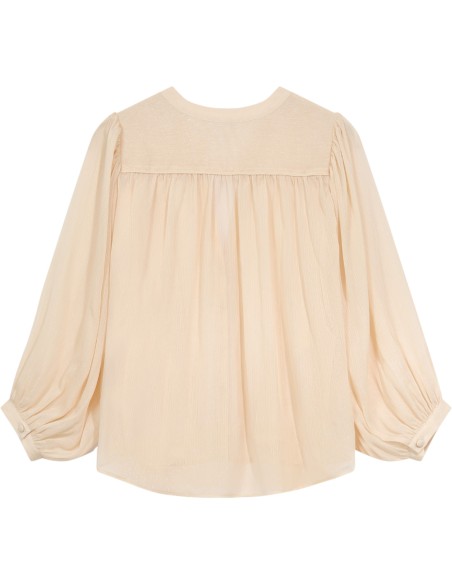 Grace et Mila | Blouse à paillette écru