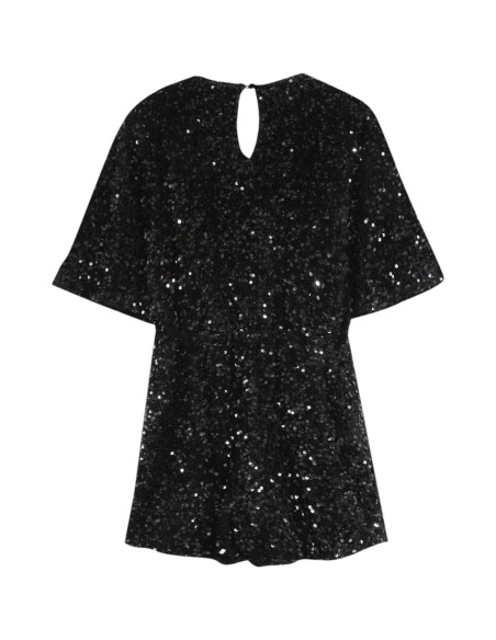 Grace et Mila | Combishort noir à sequins