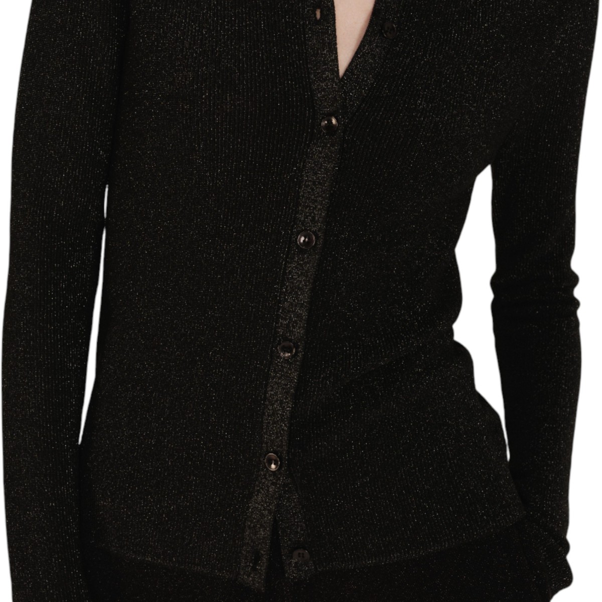 Grace et Mila |Cardigan noir à paillettes