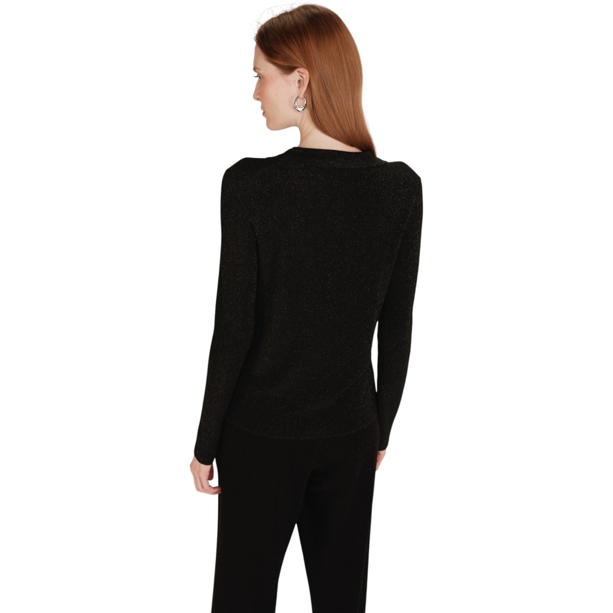 Grace et Mila |Cardigan noir à paillettes