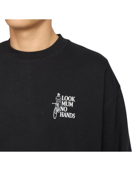 Révolution - Sweat noir look mum no hands