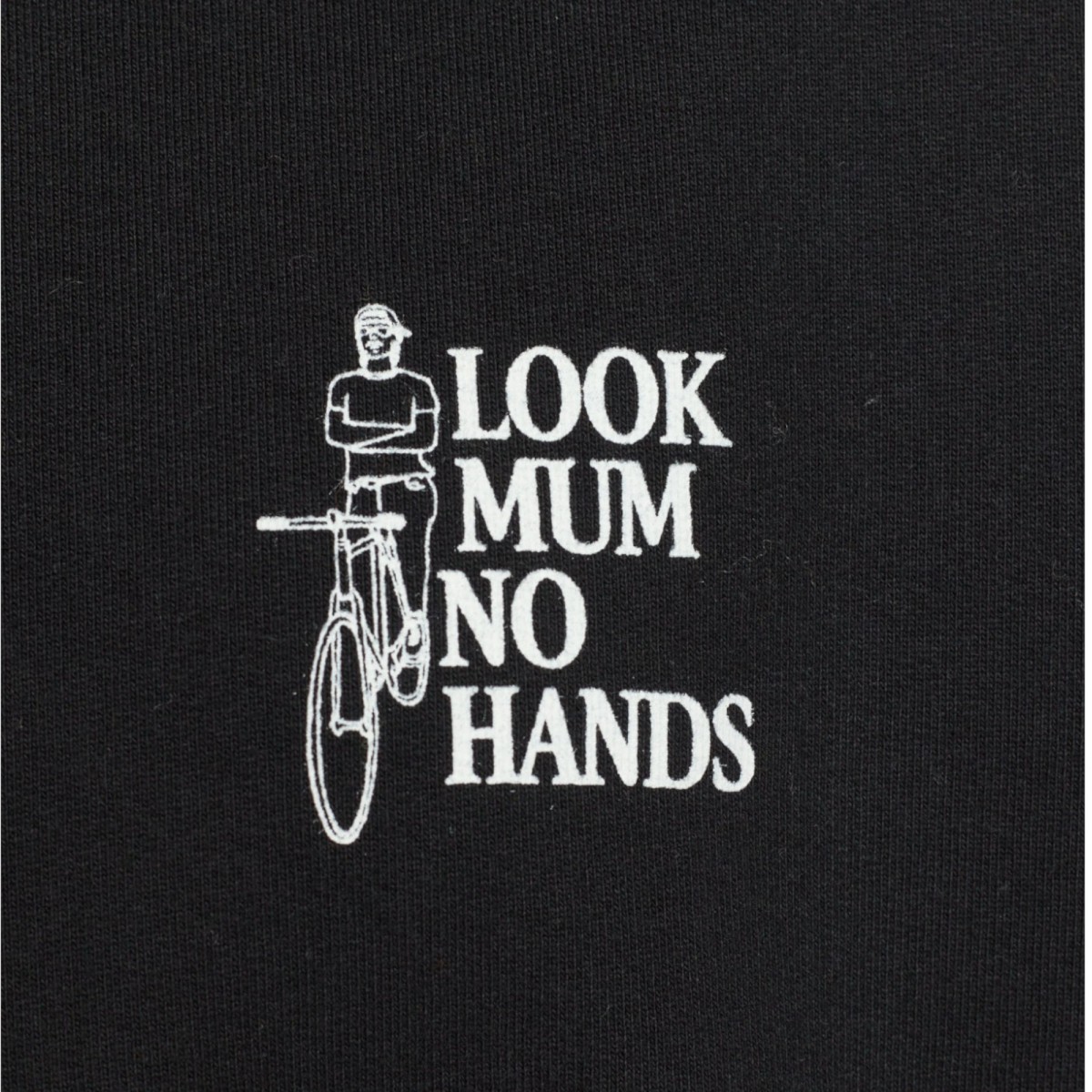 Révolution - Sweat noir look mum no hands