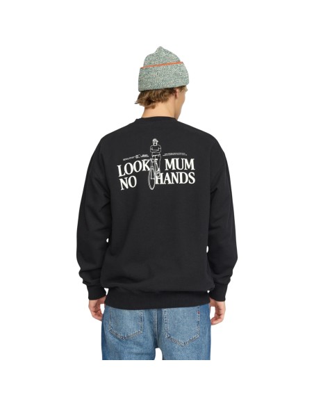 Révolution - Sweat noir look mum no hands