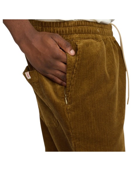 Révolution - Pantalon velours ocre homme