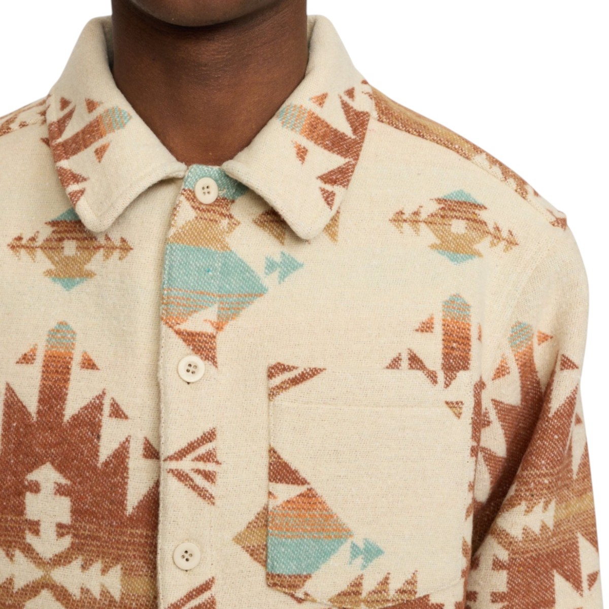 Révolution - Veste chemise à motifs