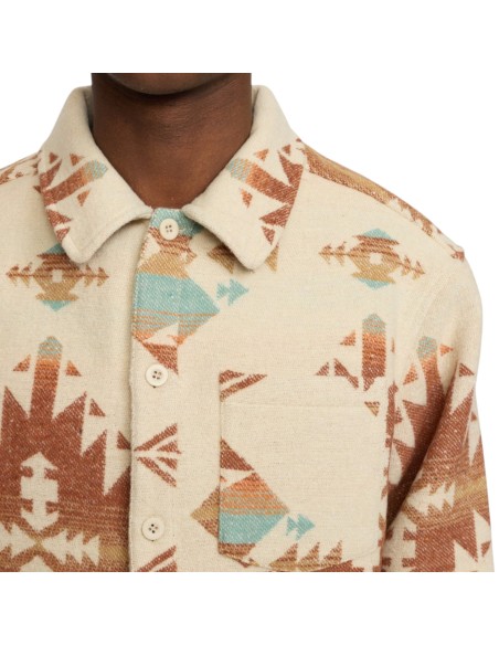 Révolution - Veste chemise à motifs