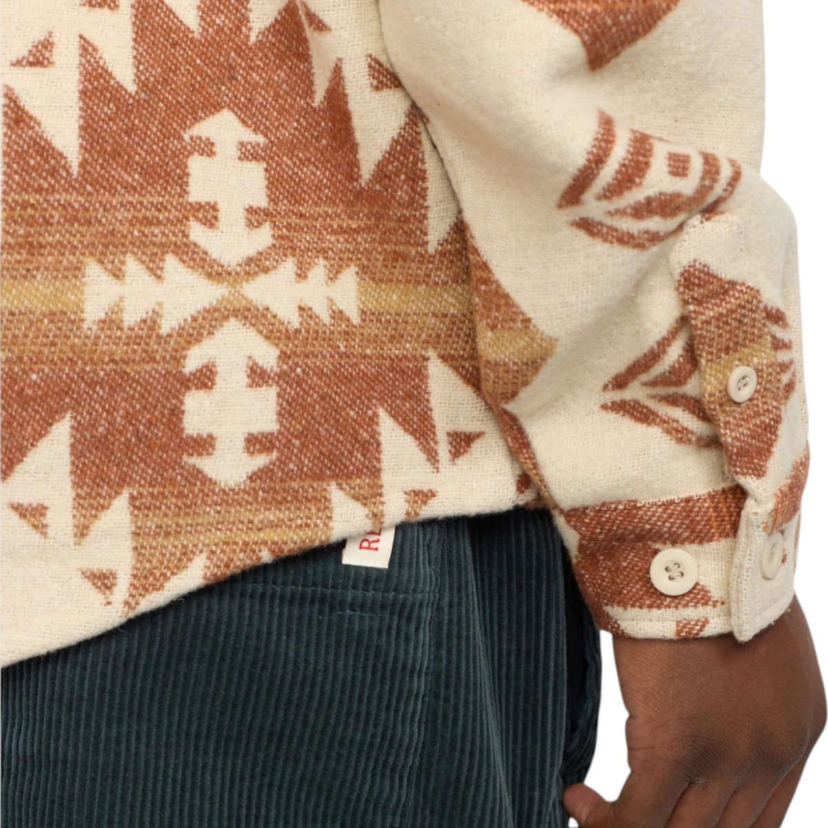 Révolution - Veste chemise à motifs