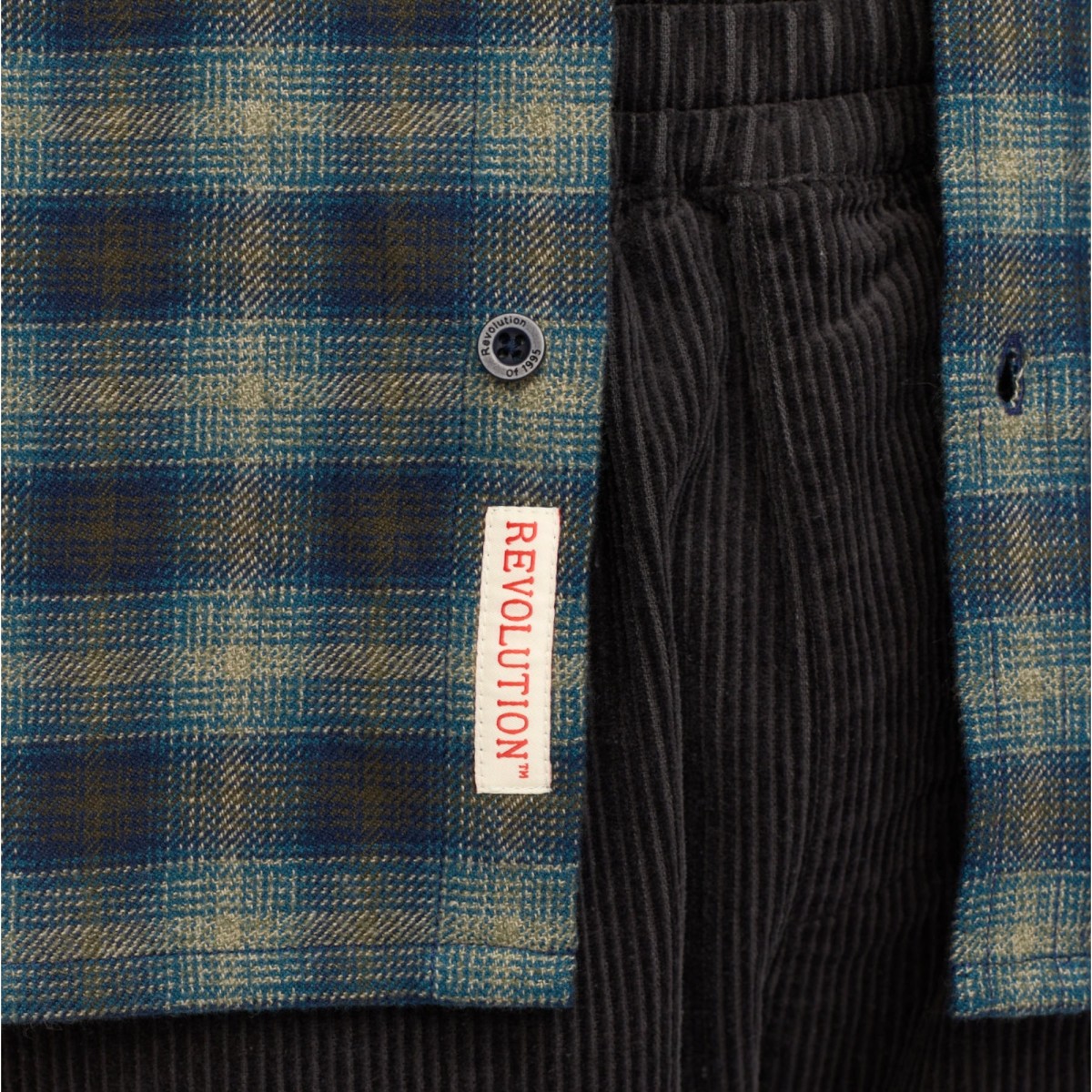 Révolution - Chemise à carreaux homme