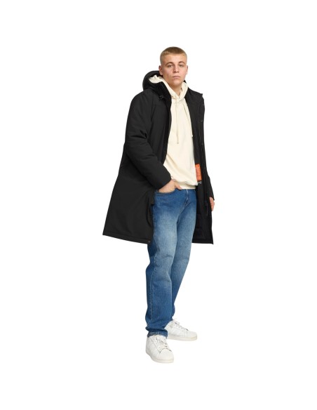 Révolution - Manteau mi-long noir homme