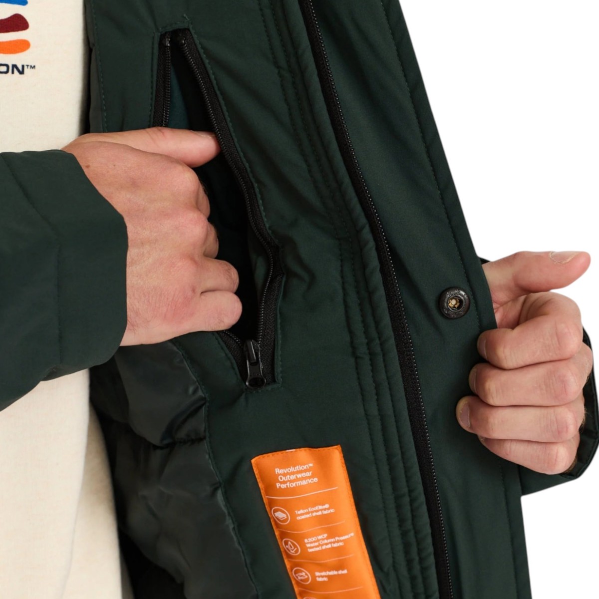 Révolution - Manteau vert homme