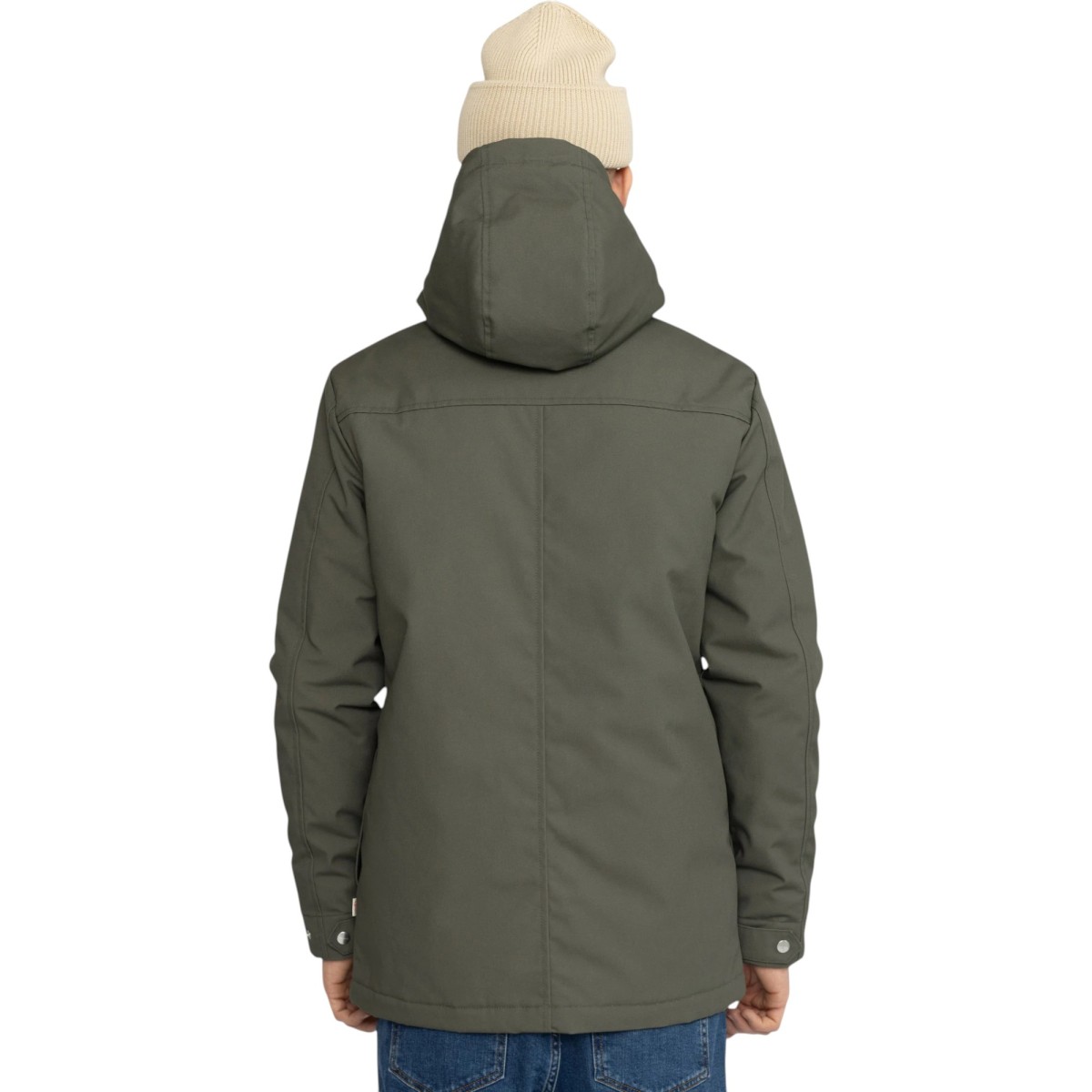 Révolution - Manteau mi-long vert homme