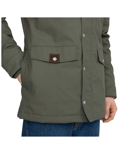 Révolution - Manteau mi-long vert homme