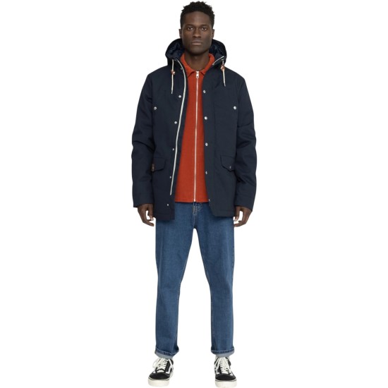 Révolution - Manteau mi-long bleu homme