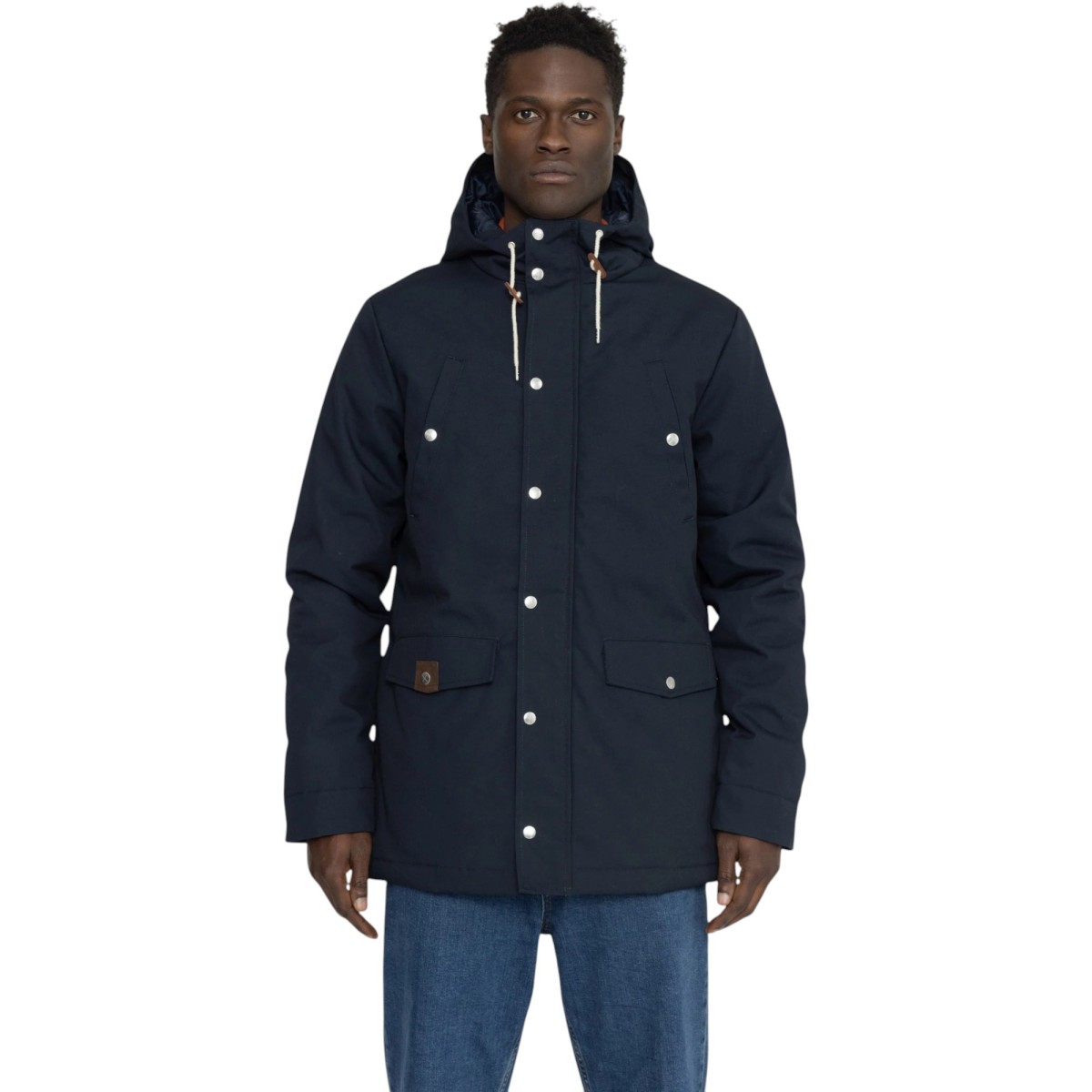 Révolution - Manteau mi-long bleu homme