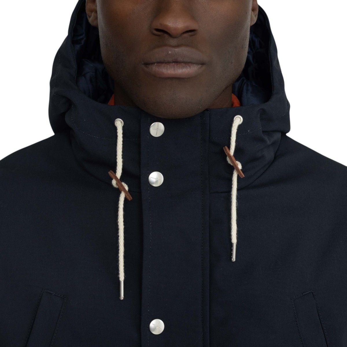 Révolution - Manteau mi-long bleu homme