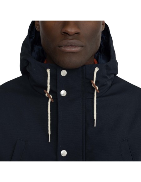 Révolution - Manteau mi-long bleu homme