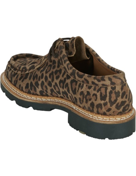 Christian Pellet | Derbies croute velours léopard