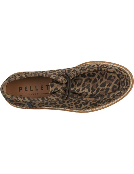 Christian Pellet | Derbies croute velours léopard