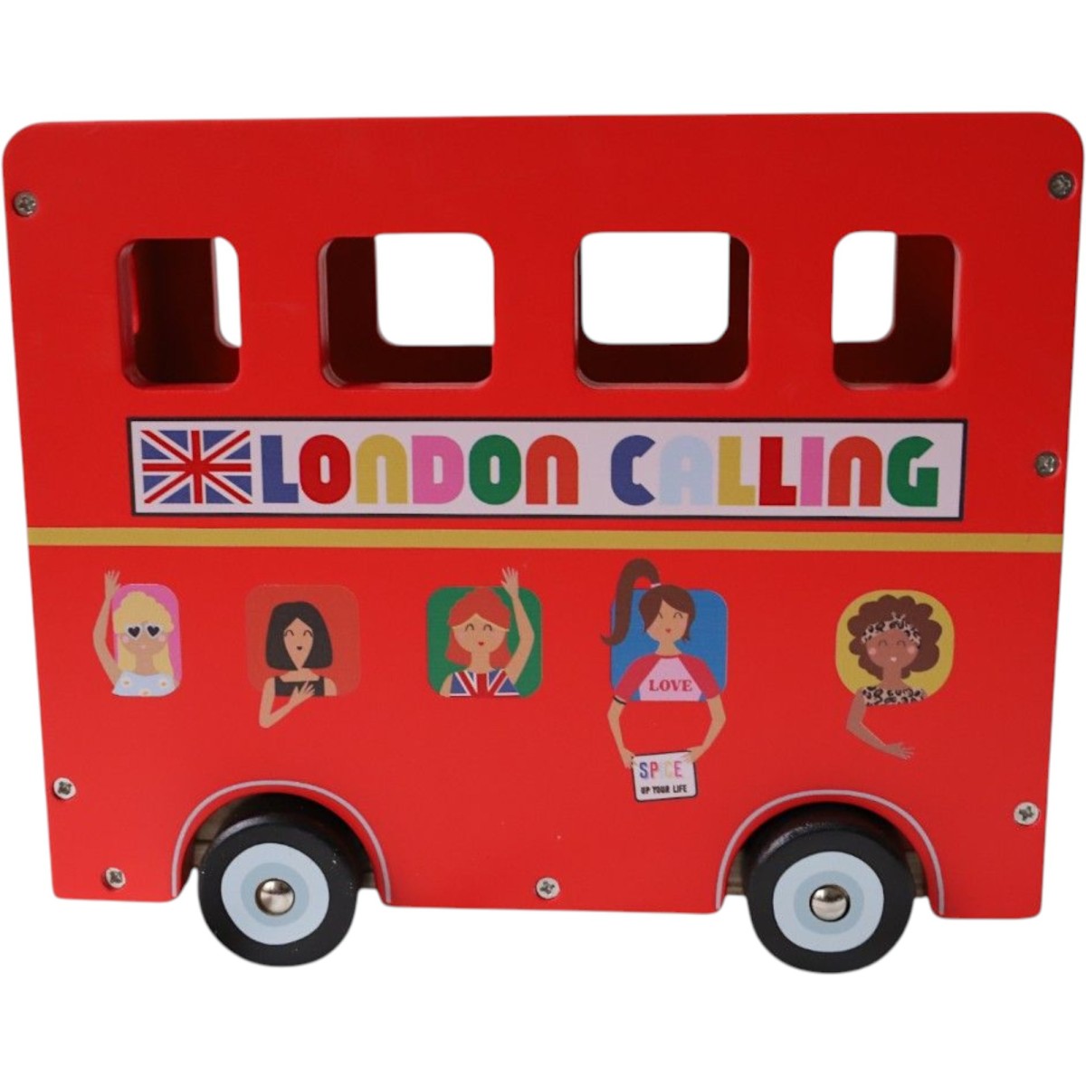 Le petit souk| Bus londonien et ses chanteurs en bois