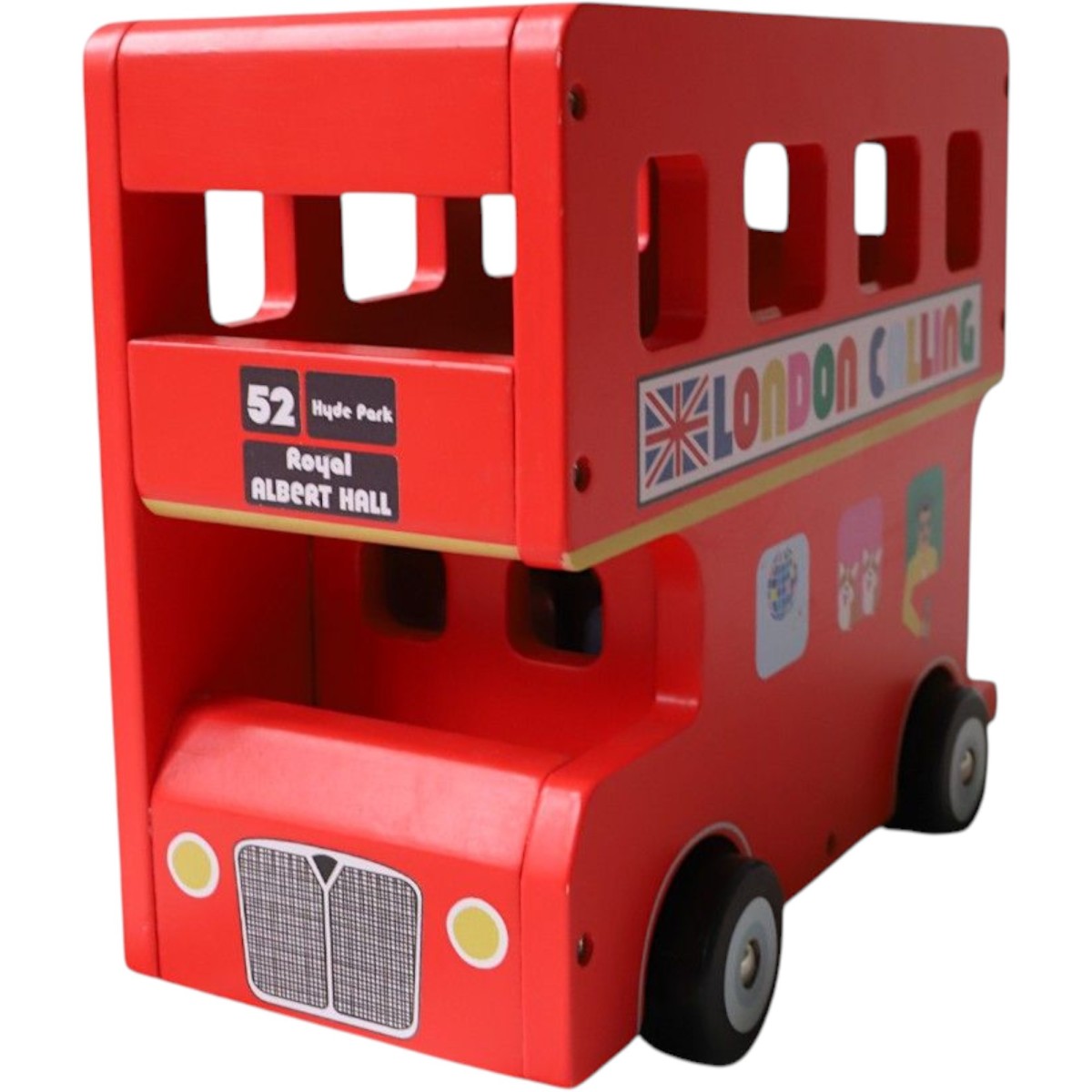 Le petit souk| Bus londonien et ses chanteurs en bois